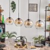 Koyoto Pendant Light - glass 25 cm Amber, clear, 4-light sources