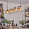 Koyoto Pendant Light - glass 25 cm Amber, clear, 4-light sources