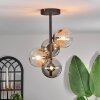 Chehalis Ceiling Light - glass 12 cm Amber, clear, Smoke-coloured, 4-light sources