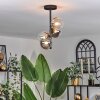 Chehalis Ceiling Light - glass 12 cm Amber, clear, Smoke-coloured, 4-light sources
