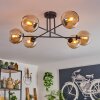 Koyoto Ceiling Light - glass 15 cm Amber, 6-light sources