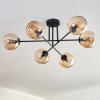 Koyoto Ceiling Light - glass 15 cm Amber, 6-light sources