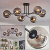 Gastor Ceiling Light - glass 15 cm Smoke-coloured, 6-light sources