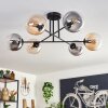 Gastor Ceiling Light - glass 15 cm Amber, clear, Smoke-coloured, 6-light sources