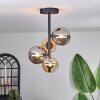 Chehalis Ceiling Light - glass 10 cm, 12 cm Amber, Smoke-coloured, 4-light sources