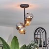 Chehalis Ceiling Light - glass 10 cm, 12 cm Amber, Smoke-coloured, 4-light sources