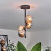 Chehalis Ceiling Light - glass 10 cm Amber, Smoke-coloured, 4-light sources