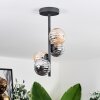 Chehalis Ceiling Light - glass 10 cm Amber, Smoke-coloured, 4-light sources