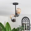 Chehalis Ceiling Light - glass 12 cm Amber, Smoke-coloured, 4-light sources