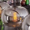 Apedo Pendant Light - glass 30 cm Smoke-coloured, 4-light sources