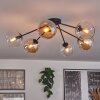 Koyoto Ceiling Light - glass 15 cm Amber, clear, 6-light sources
