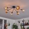 Koyoto Ceiling Light - glass 15 cm Amber, clear, 6-light sources