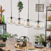 Ripoll Pendant Light - glass 30 cm clear, 4-light sources