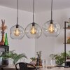 Ripoll Pendant Light - glass 30 cm clear, 3-light sources