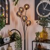 Gastor Floor Lamp - glass 15 cm Smoke-coloured, 5-light sources