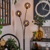 Gastor Floor Lamp - glass 15 cm Smoke-coloured, 3-light sources