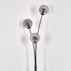 Gastor Floor Lamp - glass 15 cm Smoke-coloured, 3-light sources