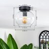 Apedo Ceiling Light - glass 20 cm clear, 1-light source