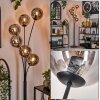 Gastor Floor Lamp - glass 15 cm Smoke-coloured, 6-light sources