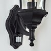 Etoe Outdoor Wall Light black, 1-light source, Motion sensor
