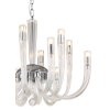 Globo AKKO chandelier clear, 12-light sources