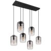 Globo DARINA Pendant Light black, 6-light sources
