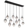 Globo ATTILA Pendant Light black, 12-light sources