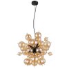 Globo UDO Pendant Light black, 6-light sources