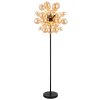 Globo UDO Floor Lamp black, 6-light sources