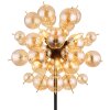 Globo UDO Floor Lamp black, 6-light sources