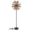 Globo UDO Floor Lamp black, 6-light sources