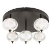 Globo AIDA Ceiling Light LED black, 5-light sources