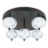Globo AIDA Ceiling Light LED black, 5-light sources