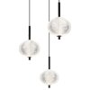 Globo AIDA Pendant Light LED black, 9-light sources