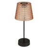 Globo SOLAR Table lamp LED amber, black, 1-light source