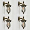 Loria Outdoor Wall Light gold, black, 1-light source
