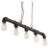 Globo Bayuda Pendant Light black, 5-light sources