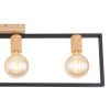 Globo DANIEL Ceiling Light Light wood, black, 4-light sources