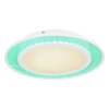 Globo SAMU Ceiling Light LED white, 1-light source, Remote control, Colour changer