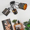 OPATIJA Ceiling Light black, 3-light sources