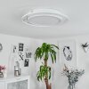 HAUMONIA Ceiling Light LED white, 2-light sources, Remote control, Colour changer