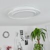 HAUMONIA Ceiling Light LED white, 2-light sources, Remote control, Colour changer
