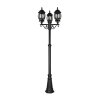 Trio Elvo outdoor floor lamp black, 3-light sources