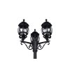 Trio Elvo outdoor floor lamp black, 3-light sources
