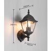 Trio Livenza Wall Light black, 1-light source