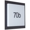 Brilliant Sten house number light LED black, 1-light source