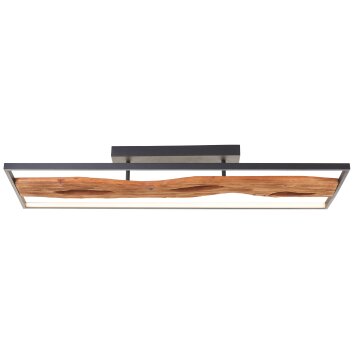 Brilliant Chaumont Ceiling Light LED brown, black, 1-light source