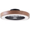 Brilliant Slimline Ceiling Light LED black, 1-light source, Remote control
