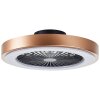 Brilliant Slimline Ceiling Light LED black, 1-light source, Remote control