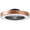 Brilliant Slimline Ceiling Light LED black, 1-light source, Remote control